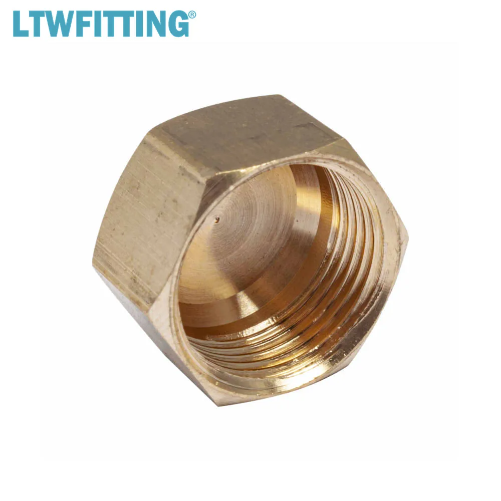 LTWFITTING 5/16 &quotлатунный колпачок запорного клапана латунный Компрессионный фитинг |