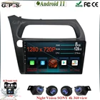 9 ''Android 11 для Honda Civic Hatchback 2006-2011, Авторадио с сенсорным экраном, радио, мультимедийный видеоплеер, навигация GPS