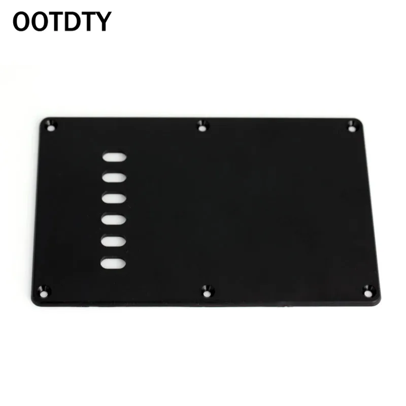 ootdty lagen einzigen schwarzen gitarre tremolo frühling carbon faser hinter abdeckung für schwarz elektrische gitarre free global shipping