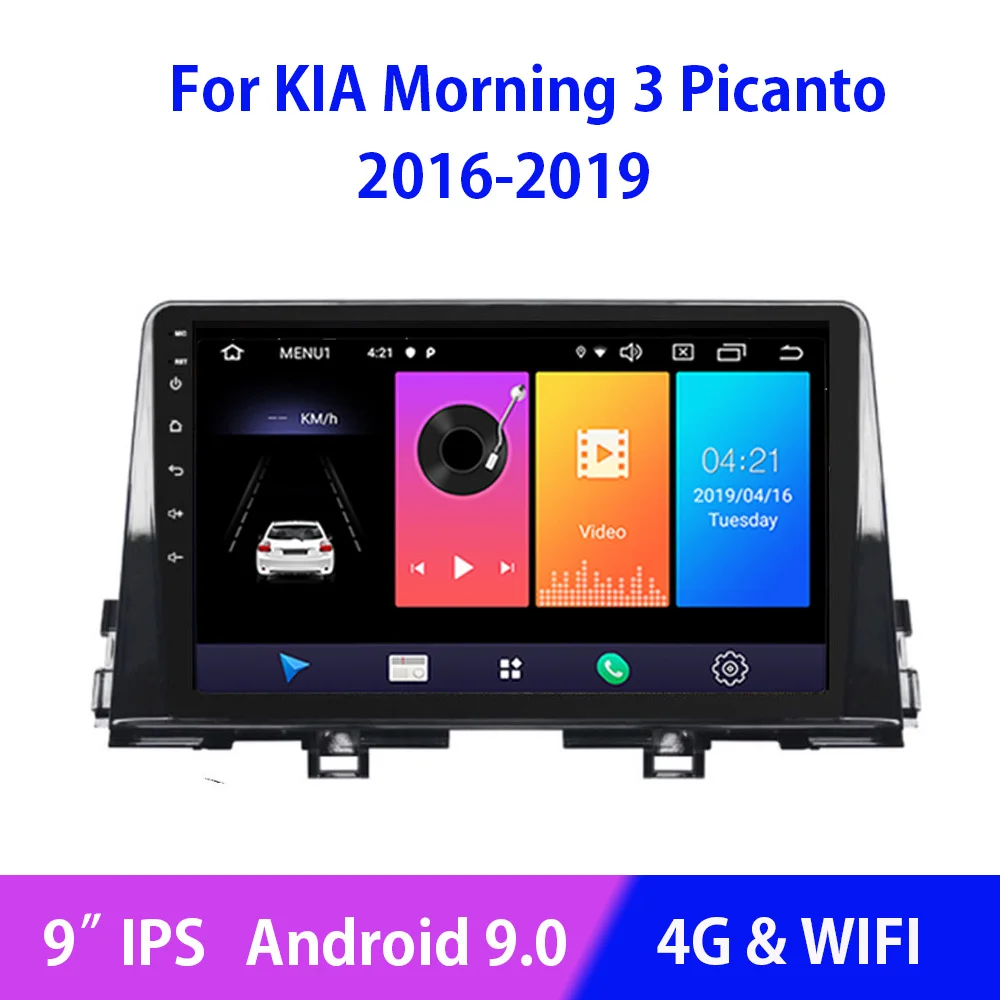 Автомагнитола на Android 10 0 Wi-Fi 4G мультимедийный видеоплеер магнитофон для KIA Morning 3