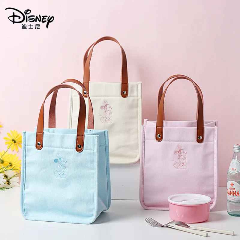 

Authentic Disney 2021 New Lunch Bag Mickey Portable Lunch Box Bag Aluminum Foil Thickened Insulation Lunch Bag Lunch Box Bag