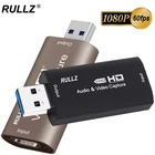 4K видео карта захвата USB 3,0 2,0 HDMI игры Grabber Регистраторы 1080P 60fps для PS3 PS4 ТВ коробка HD Камера Записьпрямые трансляции