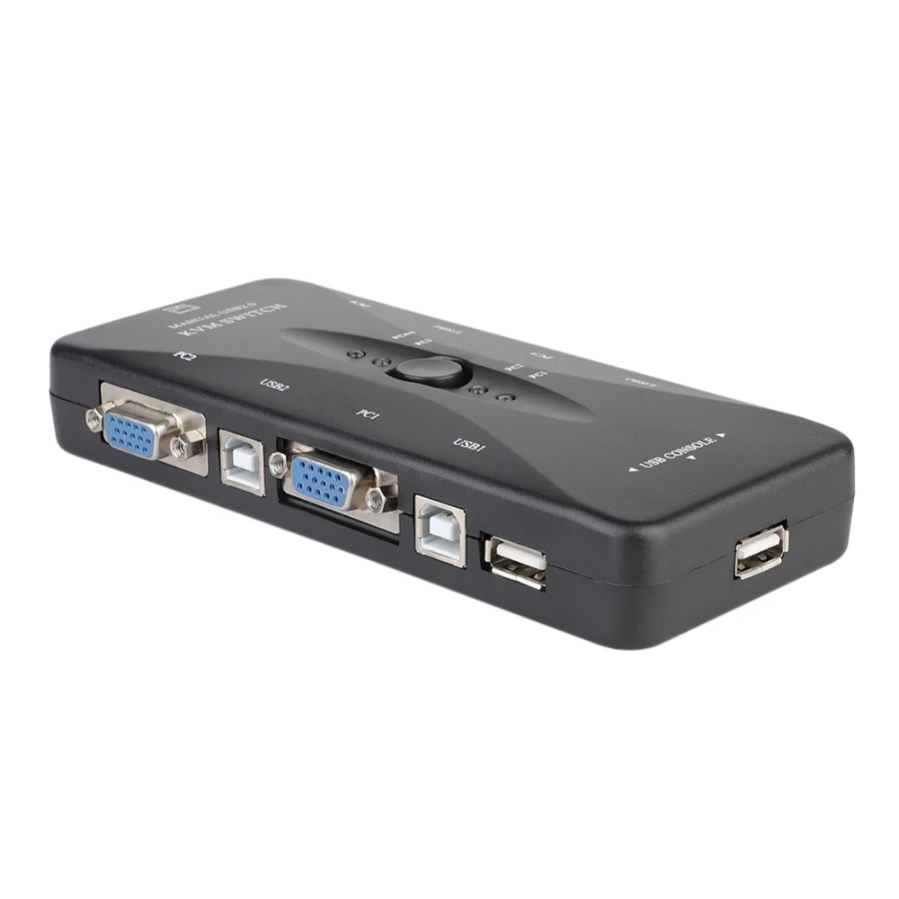 1 шт. переключатель для клавиатуры и мыши 4 порта USB 2 0 | Компьютеры офис