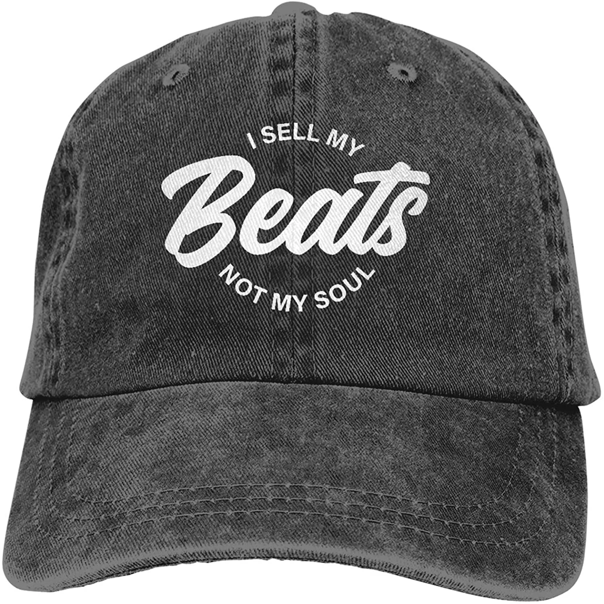 

I Sell My Beats Not My Soul Unisex Baseball Cowboy Hat Retro Sports Cowboy Hat Adjustable Adult Hat