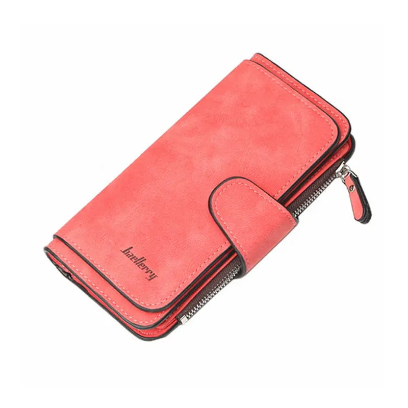 Модный длинный женский кошелек из искусственной кожи высокого качества Дамские