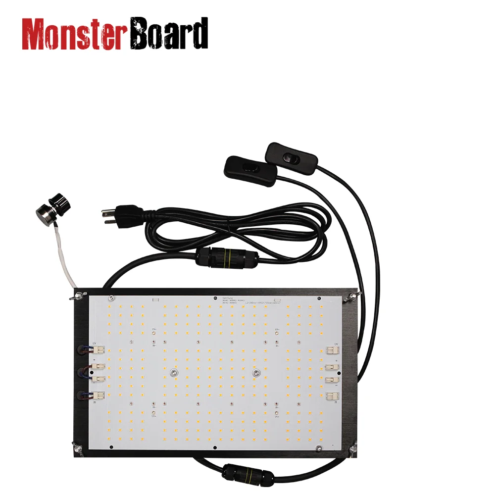 

Led grow light samsung lm301h cree 660nm 120w monster board / uv ir switches v4-plus with dimmer