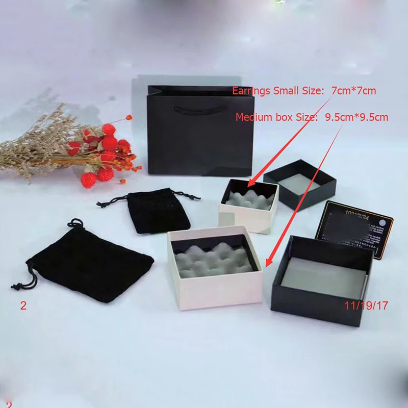 10 компл./Лот набор модных брендов ювелирных изделий для серег ожерелья бумажные