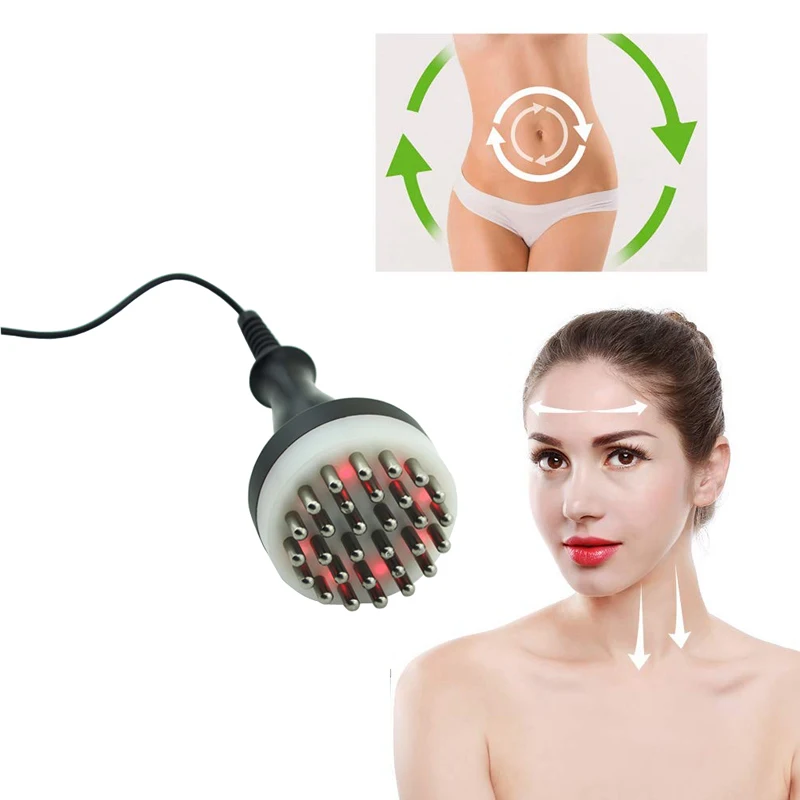 Meridian Brush, Infrared Micro-Electric Heating Health Scraping Device Slimming Body Brush, Gentle Natural Cellulite Massager