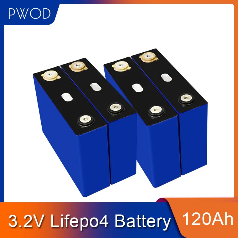 4 шт. 3 2 V 120Ah LiFePO4 12V 12 8 cells not 100AhLong LifeCycles 3500 раз 3C аккумуляторная батарея для