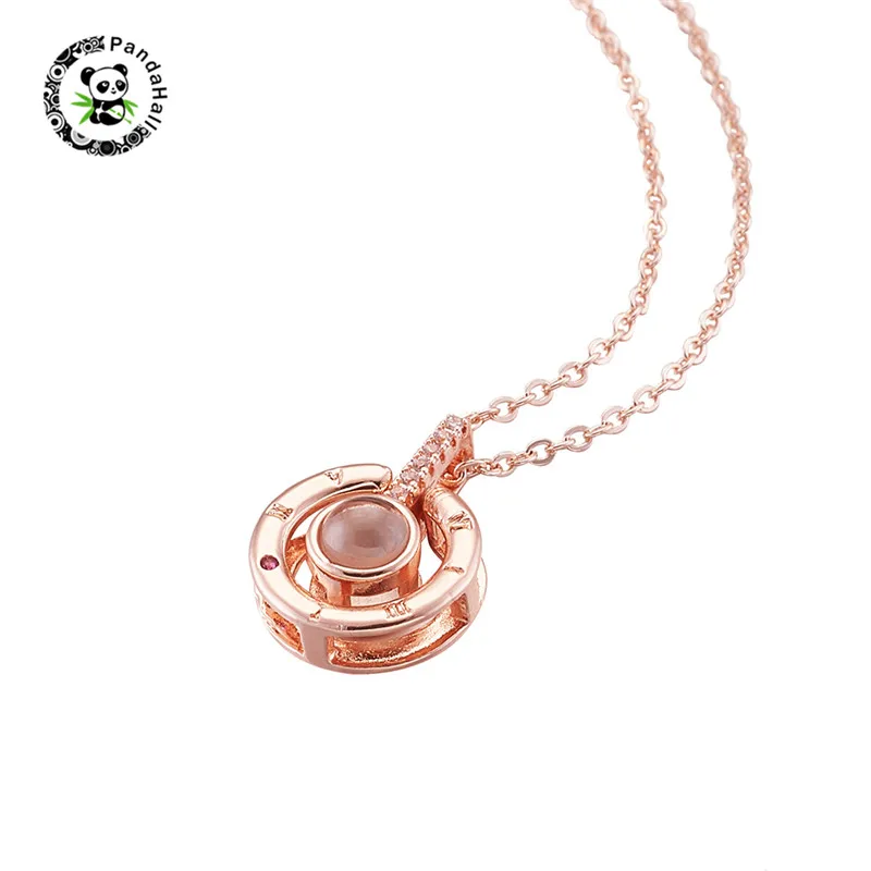 1 шт. латунное ожерелье с подвеской на железной цепочке 2 цвета 3 размера |