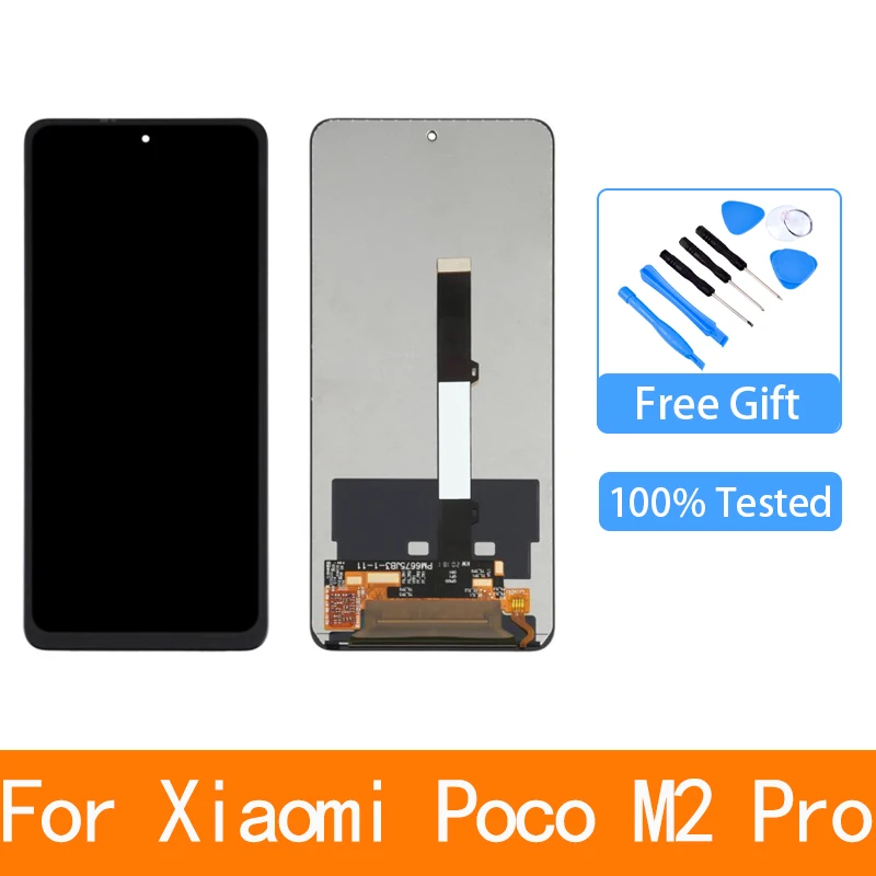 

6.67 inch For Xiaomi Poco M2 Pro M2003J6CI Lcd Display Touch Screen Digitizer Panel Assembly Replacement