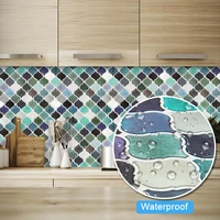 lantern arabic moroccan tile self adhesive back baffle 3d mosaic wallpaper ethylene bathroom diy decoration