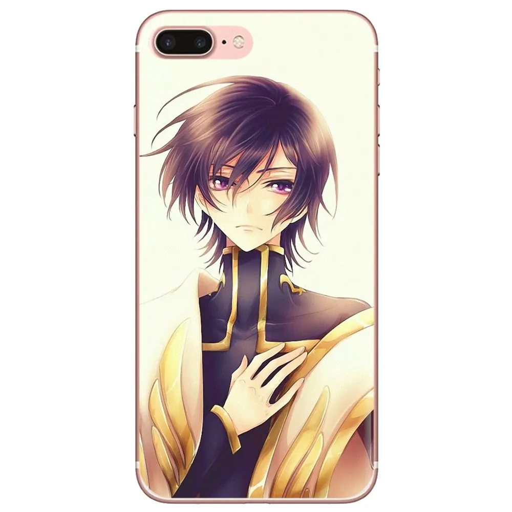 Аниме Julius серебряные серьги-кольца с Code Geass силиконовый чехол-Сумочка для