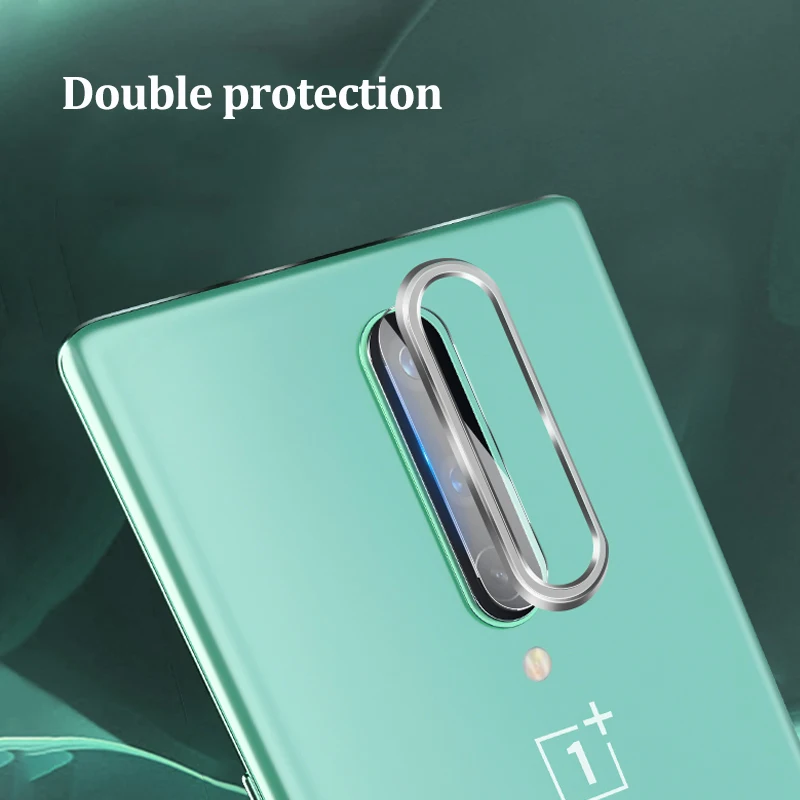 Защита для камеры OnePlus 8 7 Pro металлическое защитное кольцо объектива + закаленное