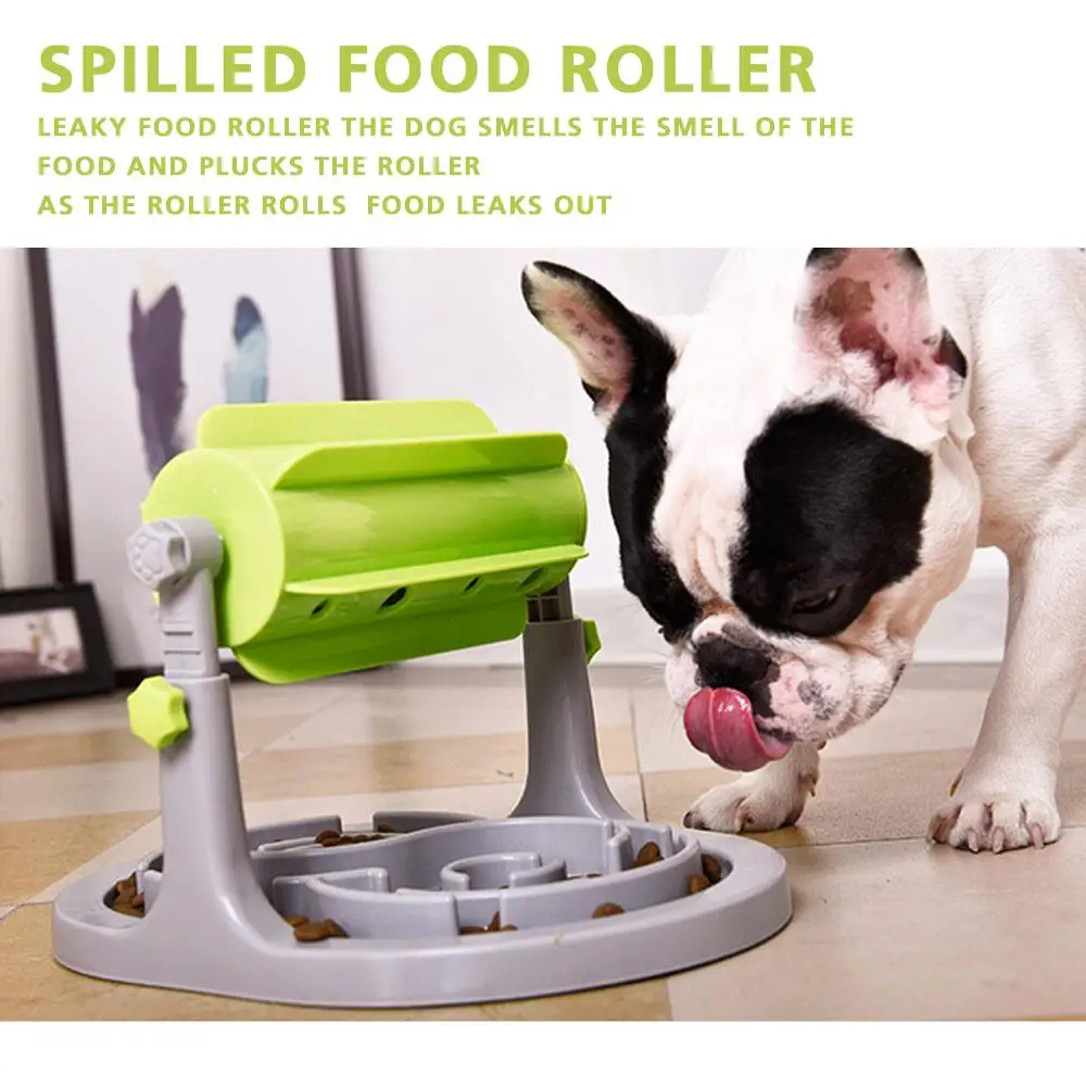 

Pet Slow Feeder Plastic Slow Food Bowl Dog & Cat Toy Novelty Treat Game Plate