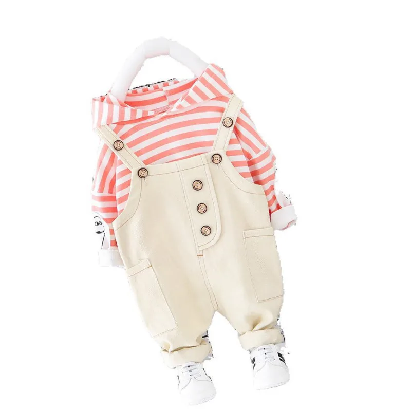 Новые осенние комплекты одежды для детей Одежда маленьких мальчиков и девочек