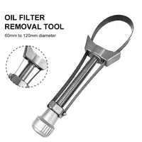 60mm to 120mm diameter adjustable oil filter repair tool car auto oil filter wrench removal tool cap spanner strap wrench