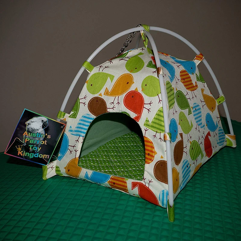 

Bird Hammock Tent Nest Parrot Hanging Hut Conure House Parakeet Sleeping Bed Cute Toy Gift Small Animal Squirrel Ferret Habibat