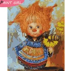 Краска ing по номерам Солнечный свет наборы с ангелами Рисование холст ручная краска ed картина украшение дома подарок искусство DIY VA-0098 краски