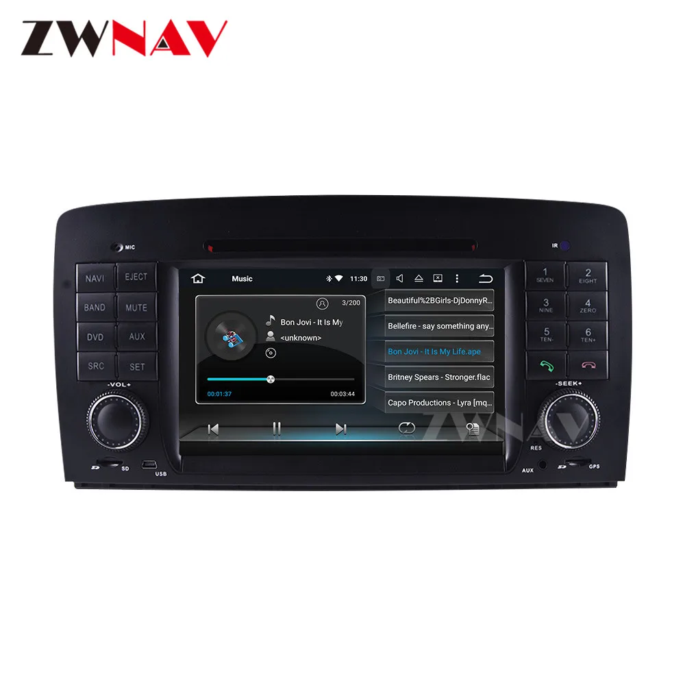 Android 9 screen Car Multimedia Player For Benz R W251 2006 2007 2008 2009 2010 2011 2012 GPS Navi Audio Radio stereo head unit |