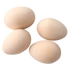 Механическая блокировка 63 мм 12 шт большой деревянный в форме яйца заготовок 