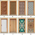 Лидер продаж, дверные Стикеры, модные водонепроницаемые обои из ПВХ с узором для дверей, гостиной, спальни, домашний декор, фреска сделай сам для обновления