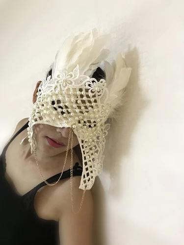 StyleE H3321 итальянская Венецианская Карнавальная маска кошки черно-белая маскарадная выпускная вечерние аксессуары женские Элегантные Маски для косплея на Хэллоуин - Цвет: StyleE