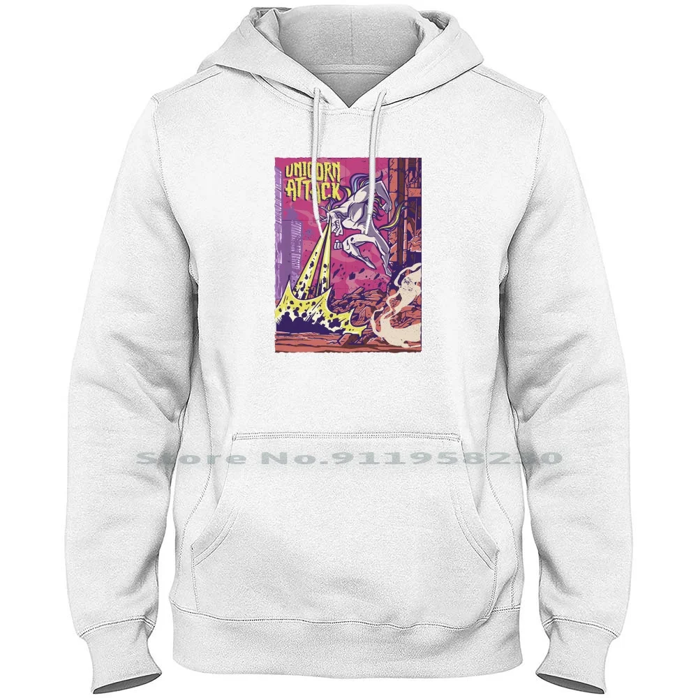

Толстовка унисекс с единорогом и принтом из мультфильма, 6XL