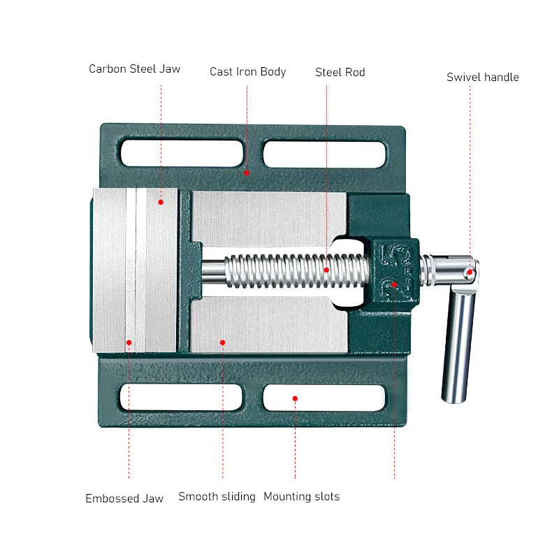4-дюймовый сверлильный зажим многофункциональные домашние тиски сделай сам для