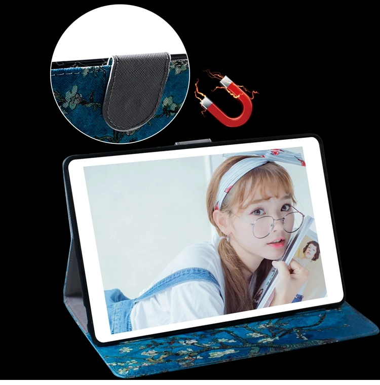 Чехол для планшета samsung Galaxy Tab A 10,1 T510 T515 откидной кожаный чехол для samsung Tab A SM-T510 SM-T515