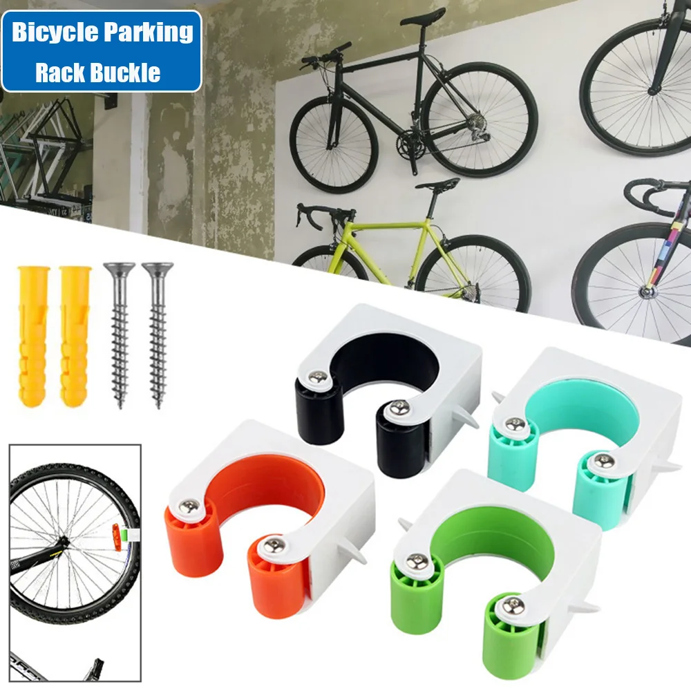 

Bicycle Parking Rack Portable Road Wall Mount Hook Bracket MTB Bike Buckle Stand Holder Indoor Vertical Tire Support Accessories