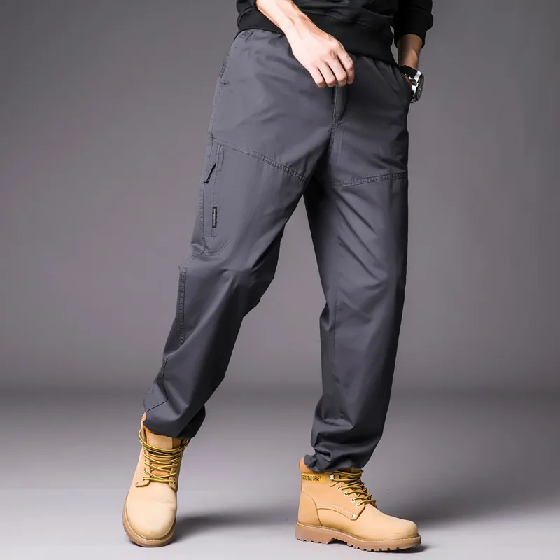 Брюки карго мужские тактические штаны военные модные повседневные Прямые брюки