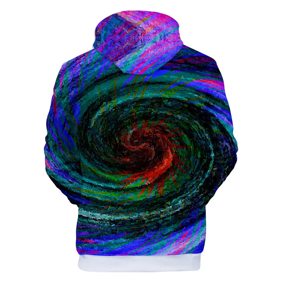 Толстовки с капюшоном для детей от 2 до 13 лет толстовка с капюшоном и 3D-принтом «Tie Dye Flashback» цветная психоделическая куртка для мальчиков и девочек детская одежда