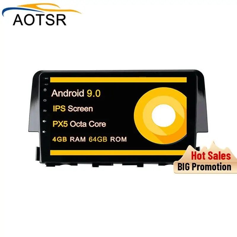 Автомагнитола PX5 с восьмиядерным процессором Android 9 0 2 DIN dvd видео GPS 4 + 64 ГБ Wi Fi для