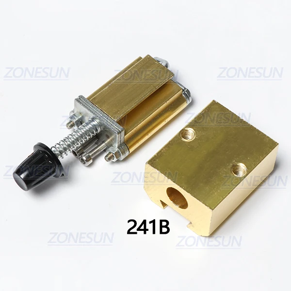 ZONESUN держатель формы ленточный принтер DY8 HP241 устройство кодирования тепловая головка штамповки принтер Термоблок принтер письмо высечки - Цвет: 241B holder