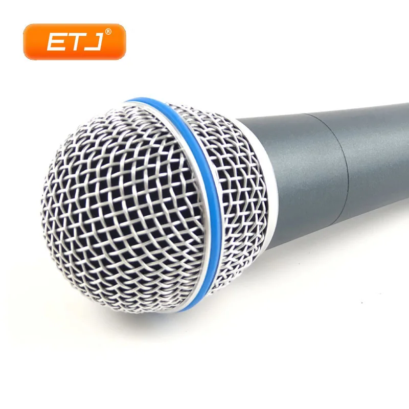 

Top Quality Beta58A Professional Wired Microphone Fast Shipping Cardioid Microfones Dynamic Karaoke Vocal Stage BETA 58A 21005