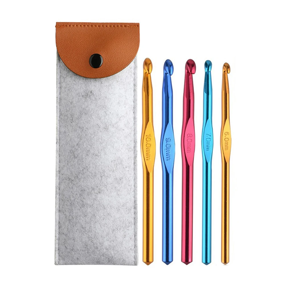 

Quilting Thread Stitching Embroidery Craft Crochet Needles Weave Knitting Weave Needles Set with Storage Bag for Mom Gift