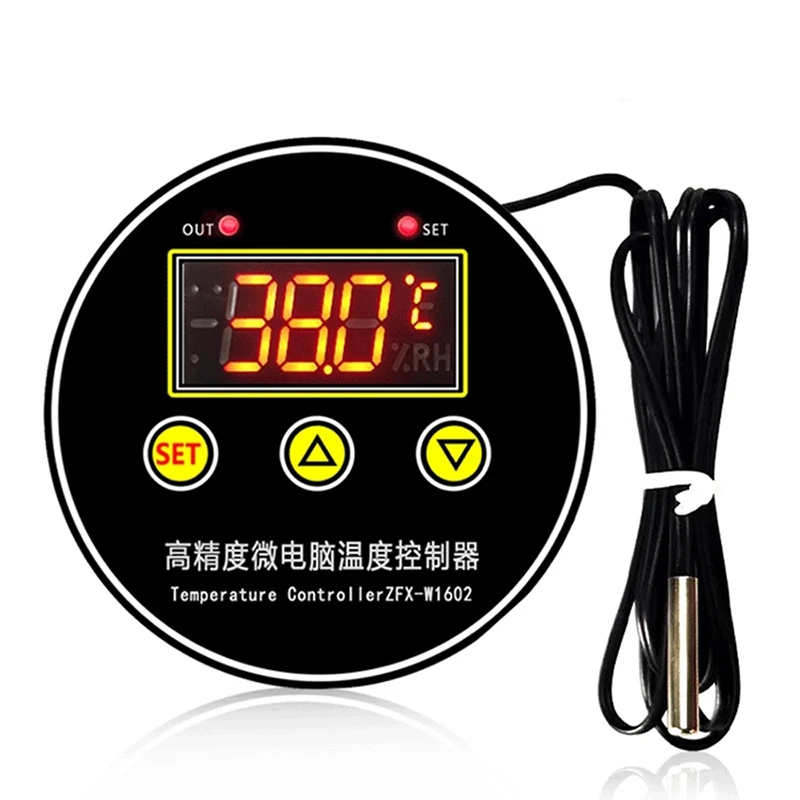 

Zfx-W1602 Temperature Controller Heating Cooling Ntc Sensor Temp Control Thermostat Switch For Freezer Fridge Hatching