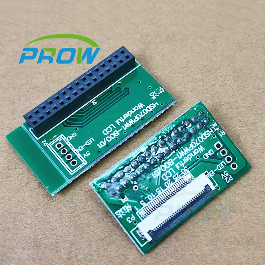 

Плата адаптера для светодисветодиодный Prow HSD070PWW1 B00 B01, 30P, шаг 0,5 мм на порт DuPont 2,0 мм, разъемы LVDS, штепсельная вилка, тестовая розетка, 30pin 0,5 2