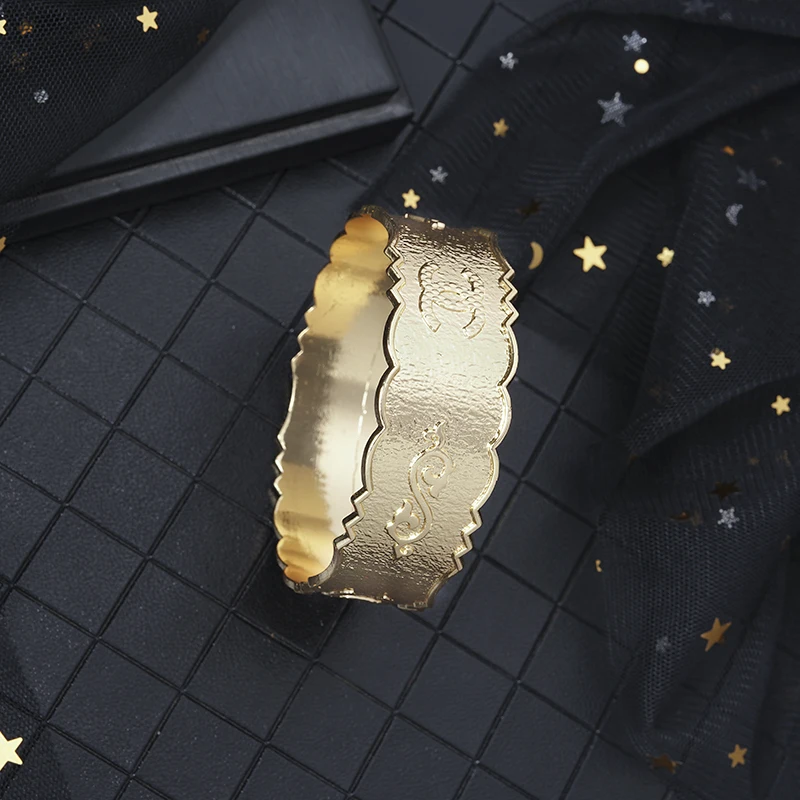 Золотой браслет в дубайском стиле для женщин из Марокко популярная Свадебная