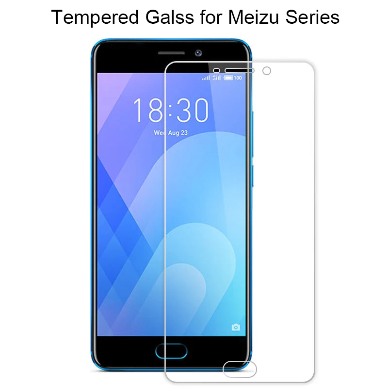 9H HD закаленное стекло для Meizu M5S M5C M5 Note экрана M15 Plus M1 M2 защитное на M6 M6S | Мобильные