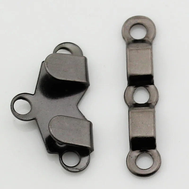 10 шт./лот застежка-крючок металлическая пряжка невидимая пуговица для