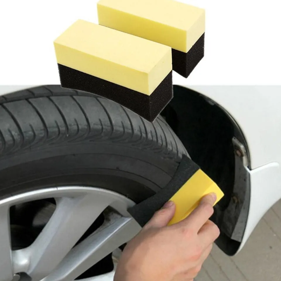 10PCS Cheap Promotion Car Tire Cleaning Brush Crescent Wash Sponge - купить по выгодной цене