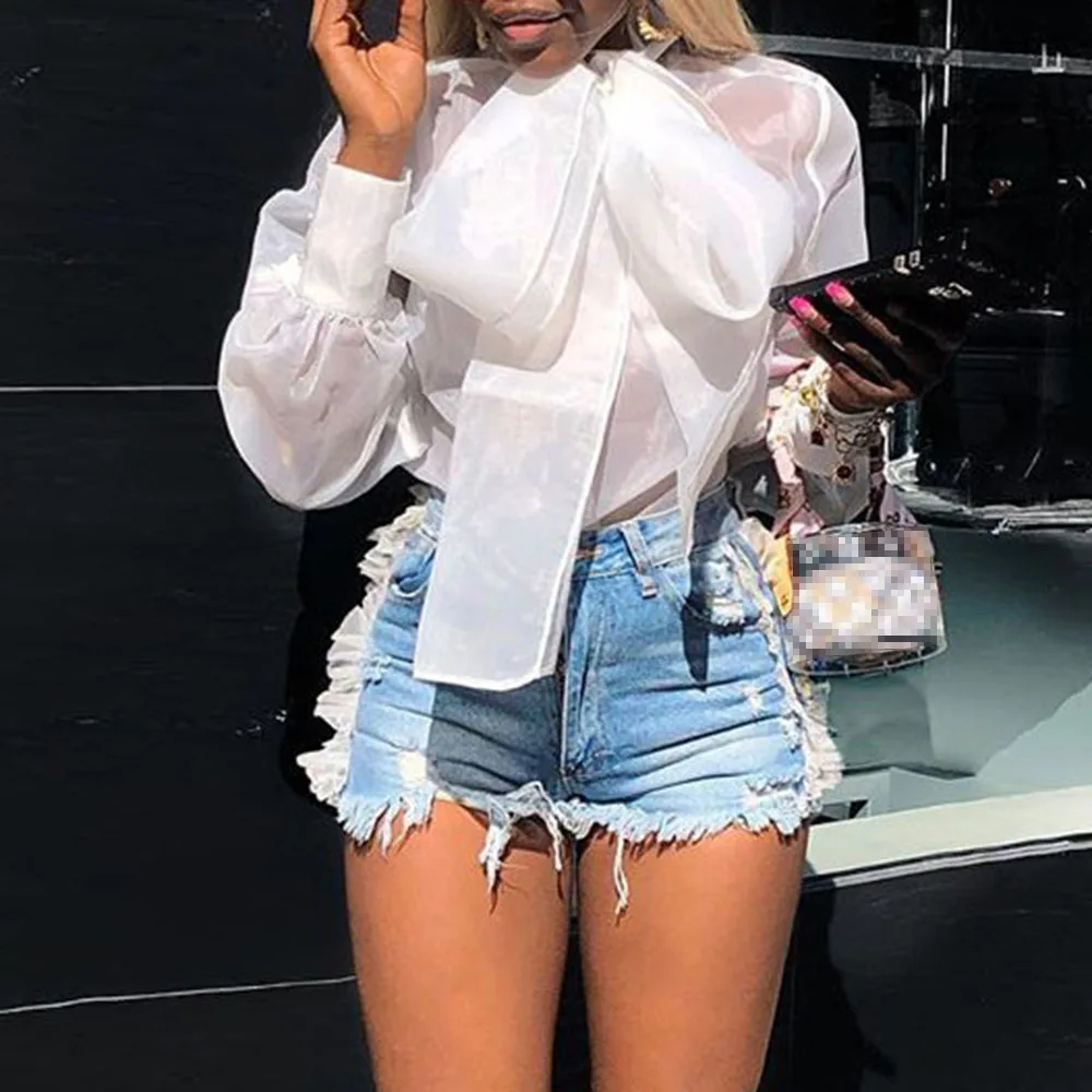 Англия Винтаж перспектива органза белая блузка Для женщин Blusas Mujer De Moda 2020 рубашка