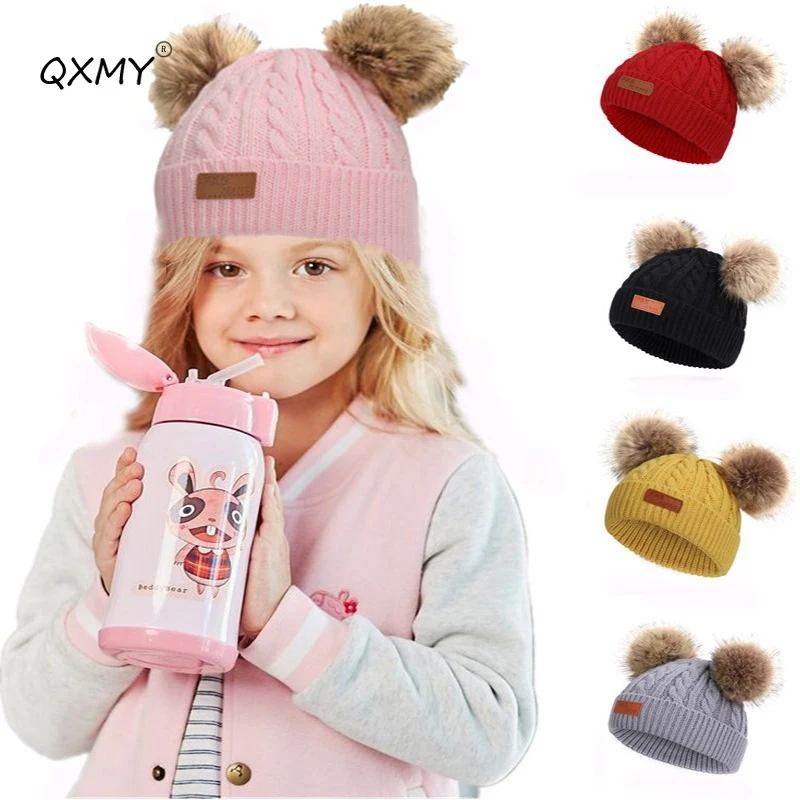

Детская шапка для новорожденных мальчиков зимняя детская трикотажная Милая шапка для девочек повседневные однотонные осенние аксессуары для фотосъемки