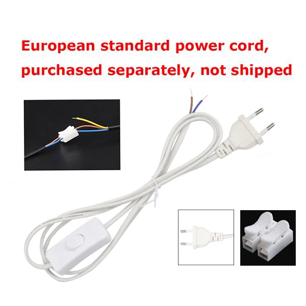 EU swich cable Светодиодный светильник для выращивания растений 100 Вт 50 Вт полный спектр фитолампа водонепроницаемый COB светодиодный светильник для выращивания растений цветы IP65 Фито лампа 220 В - Испускаемый цвет: EU swich cable