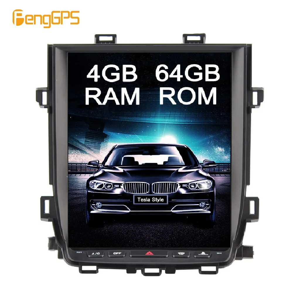 4G+ 64G Android 8,1 Тесла вертикальный экран для Toyota Alphard 2007-2013 аудио плеер в тире Carplay 1920*1080 gps навигационный блок