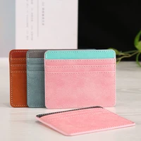 2020 new card holder slim bank credit card id cards coin pouch case bag wallet organizer women men thin business card purse