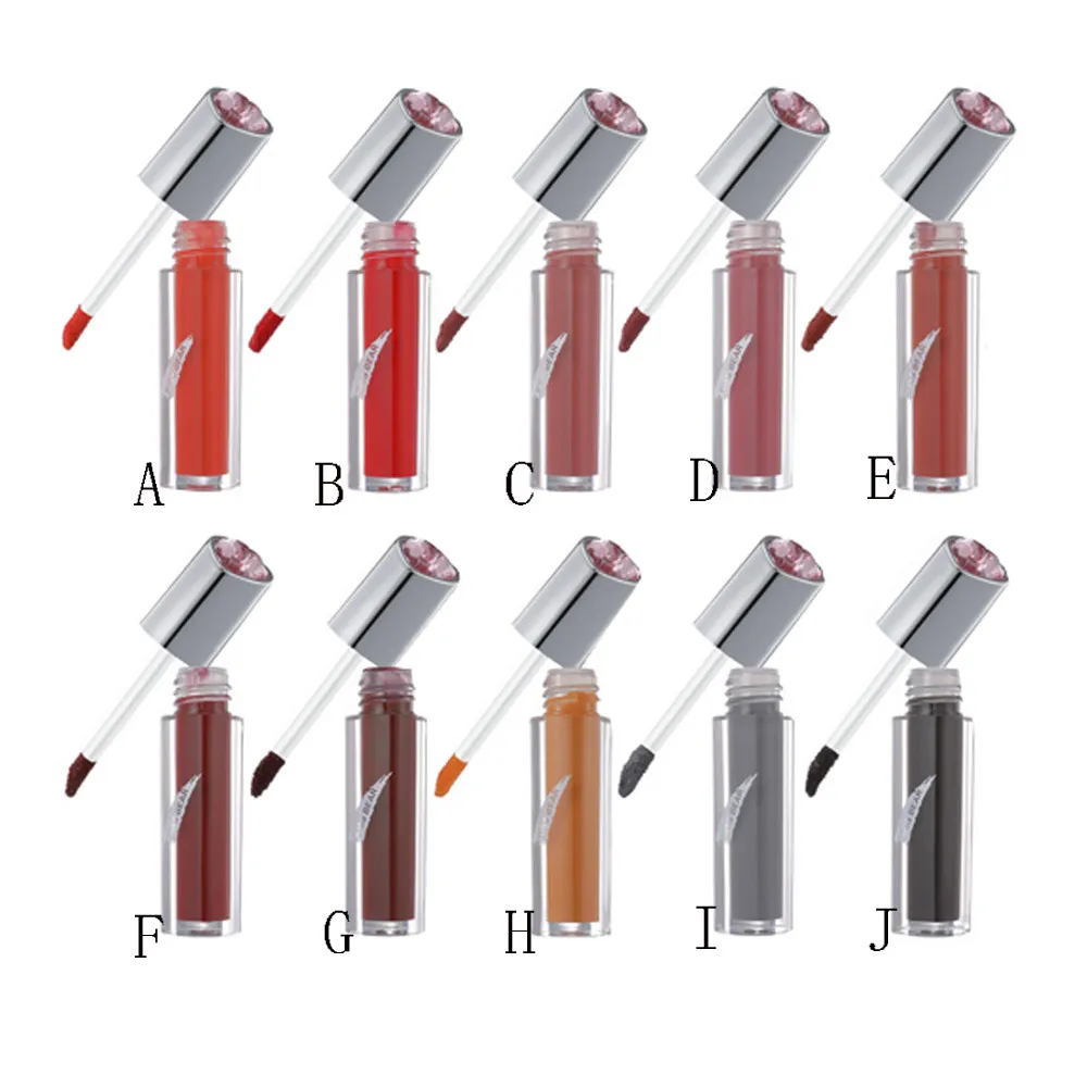 Стойкий водостойкий жидкий карандаш для губ матовая губная помада блеск