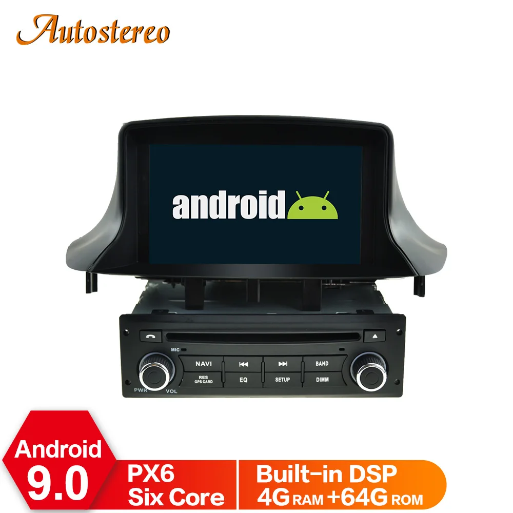 Автостерео Android9 Автомобильная магнитола DVD CD плеер для Renault Megane 3 Fluence gps навигация головное устройство магнитофон 4 Гб
